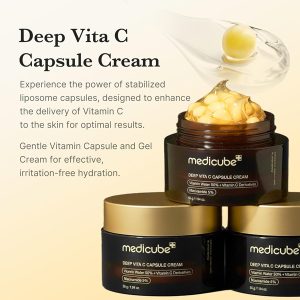 کرم کپسولی ویتامین سی مدی کیوب [روشن کننده و جوان ساز] Medicube Deep Vita C